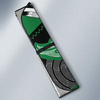 Aotearoa Iwi Ngati Maniapoto Auto Sun Shade Maori Kowhaiwhai Pattern