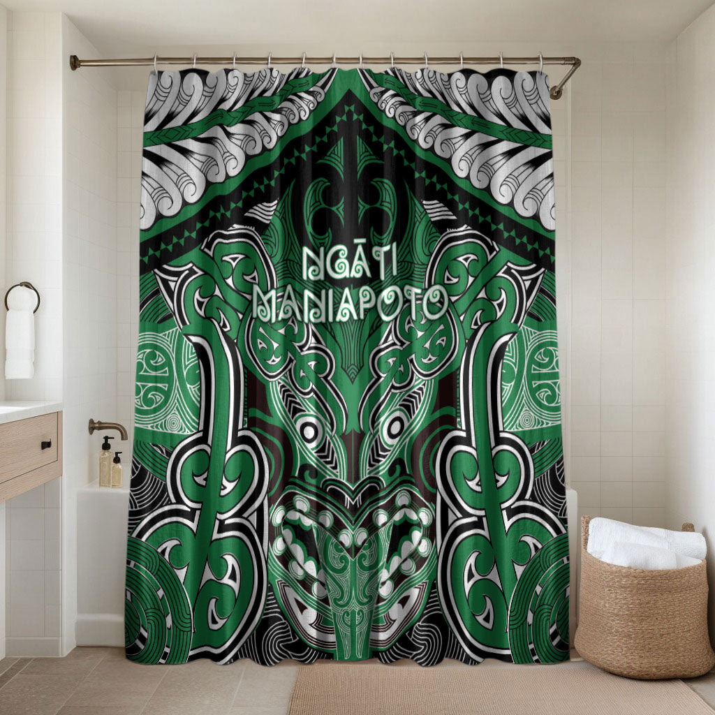 Aotearoa Iwi Ngati Maniapoto Bathroom Set Maori Kowhaiwhai Pattern