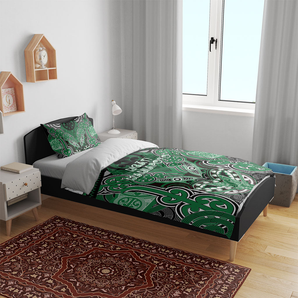 Aotearoa Iwi Ngati Maniapoto Bedding Set Maori Kowhaiwhai Pattern
