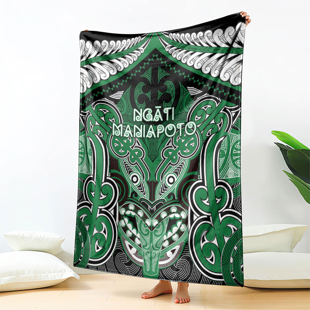 Aotearoa Iwi Ngati Maniapoto Blanket Maori Kowhaiwhai Pattern
