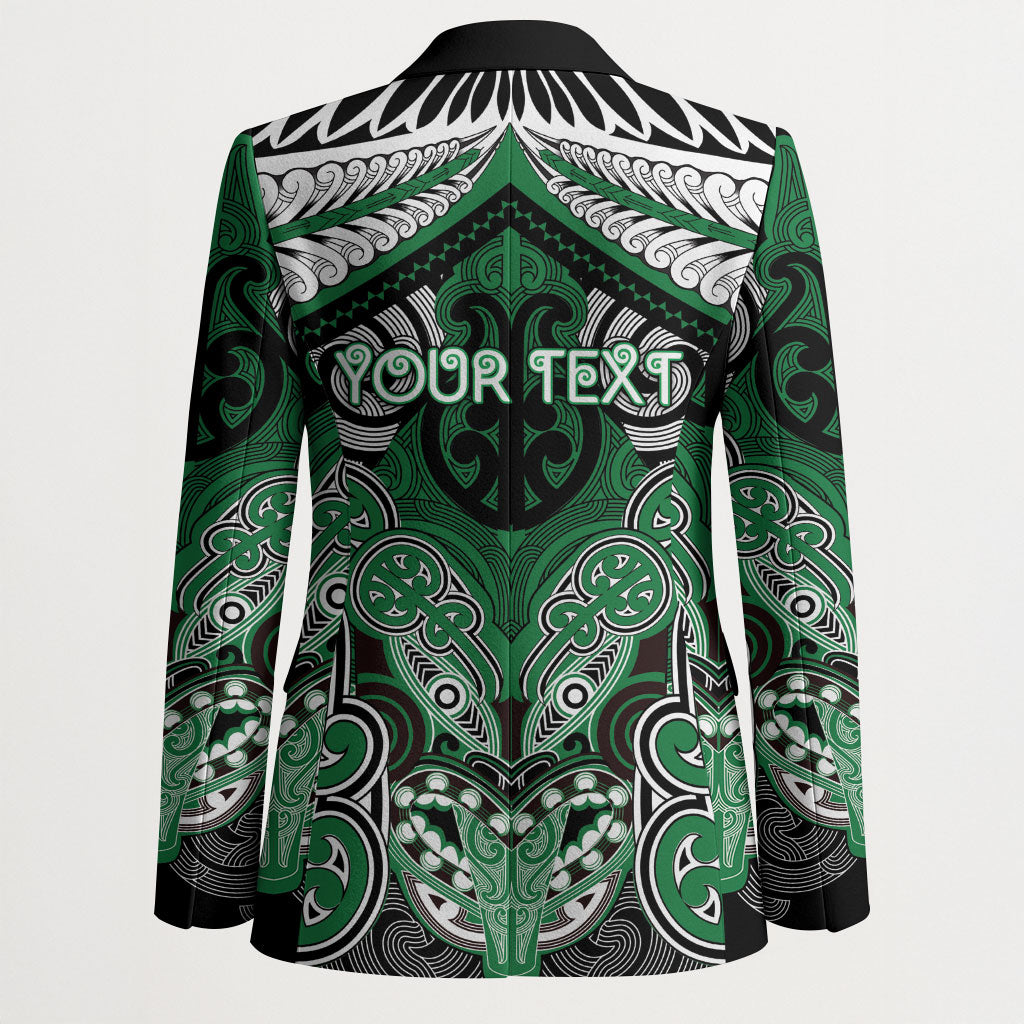 Aotearoa Iwi Ngati Maniapoto Personalised Blazer Maori Kowhaiwhai Pattern