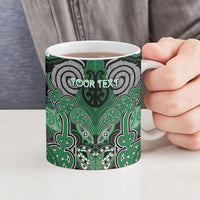 Aotearoa Iwi Ngati Maniapoto Personalised Ceramic Mug Maori Kowhaiwhai Pattern