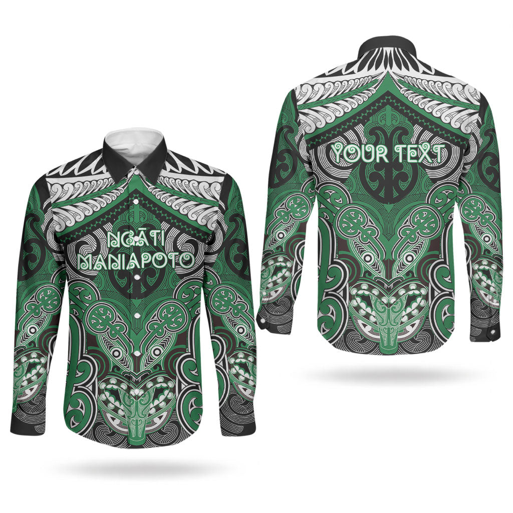 Aotearoa Iwi Ngati Maniapoto Personalised Couples Matching Short Sleeve Bodycon Dress and Long Sleeve Button Shirt Maori Kowhaiwhai Pattern