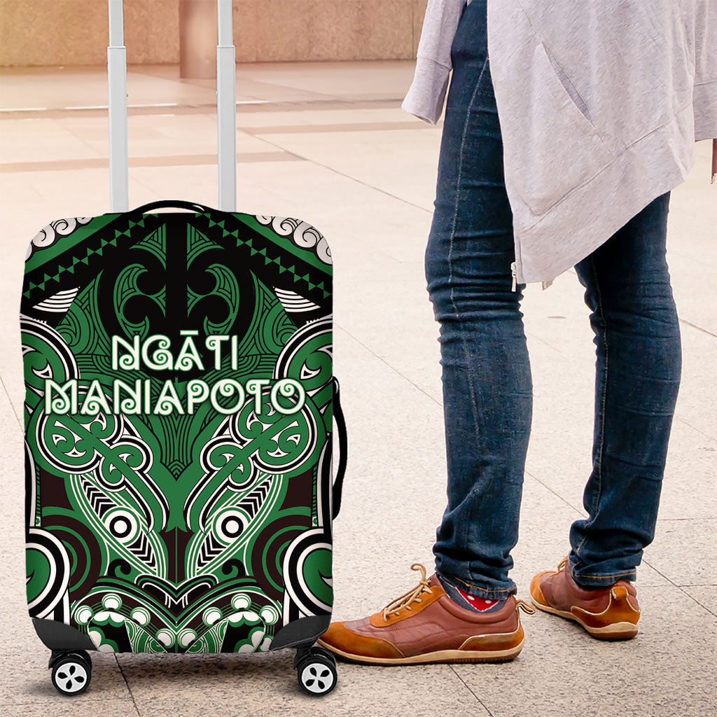 Aotearoa Iwi Ngati Maniapoto Luggage Cover Maori Kowhaiwhai Pattern