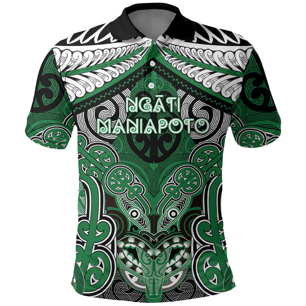 Aotearoa Iwi Ngati Maniapoto Personalised Polo Shirt Maori Kowhaiwhai Pattern