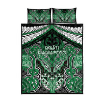 Aotearoa Iwi Ngati Maniapoto Quilt Bed Set Maori Kowhaiwhai Pattern