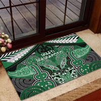 Aotearoa Iwi Ngati Maniapoto Rubber Doormat Maori Kowhaiwhai Pattern
