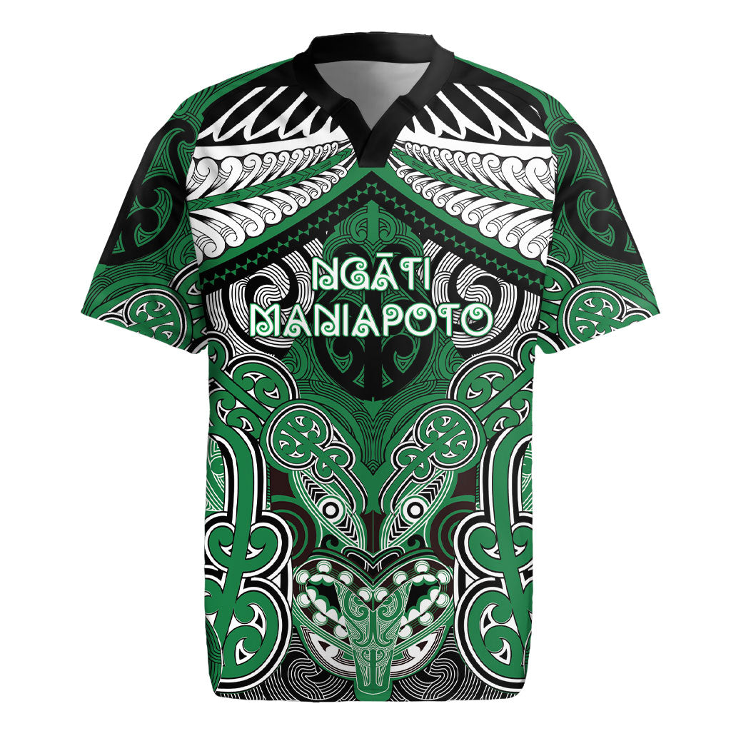 Aotearoa Iwi Ngati Maniapoto Personalised Rugby Jersey Maori Kowhaiwhai Pattern