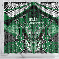 Aotearoa Iwi Ngati Maniapoto Shower Curtain Maori Kowhaiwhai Pattern