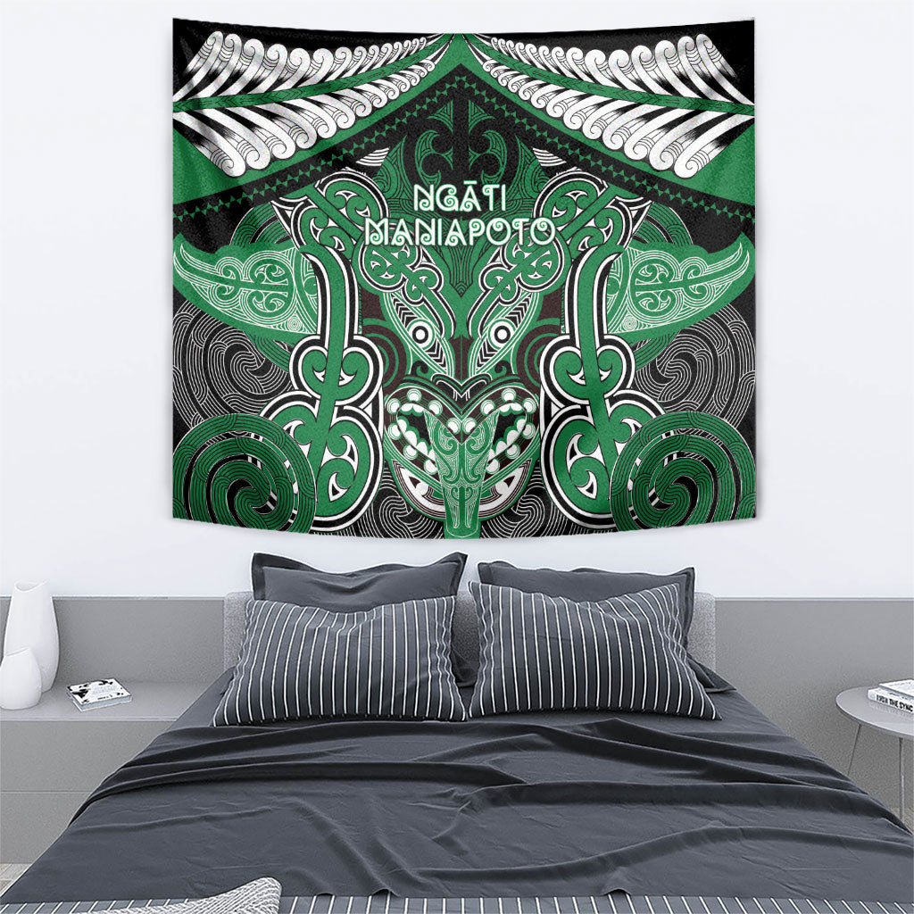 Aotearoa Iwi Ngati Maniapoto Tapestry Maori Kowhaiwhai Pattern