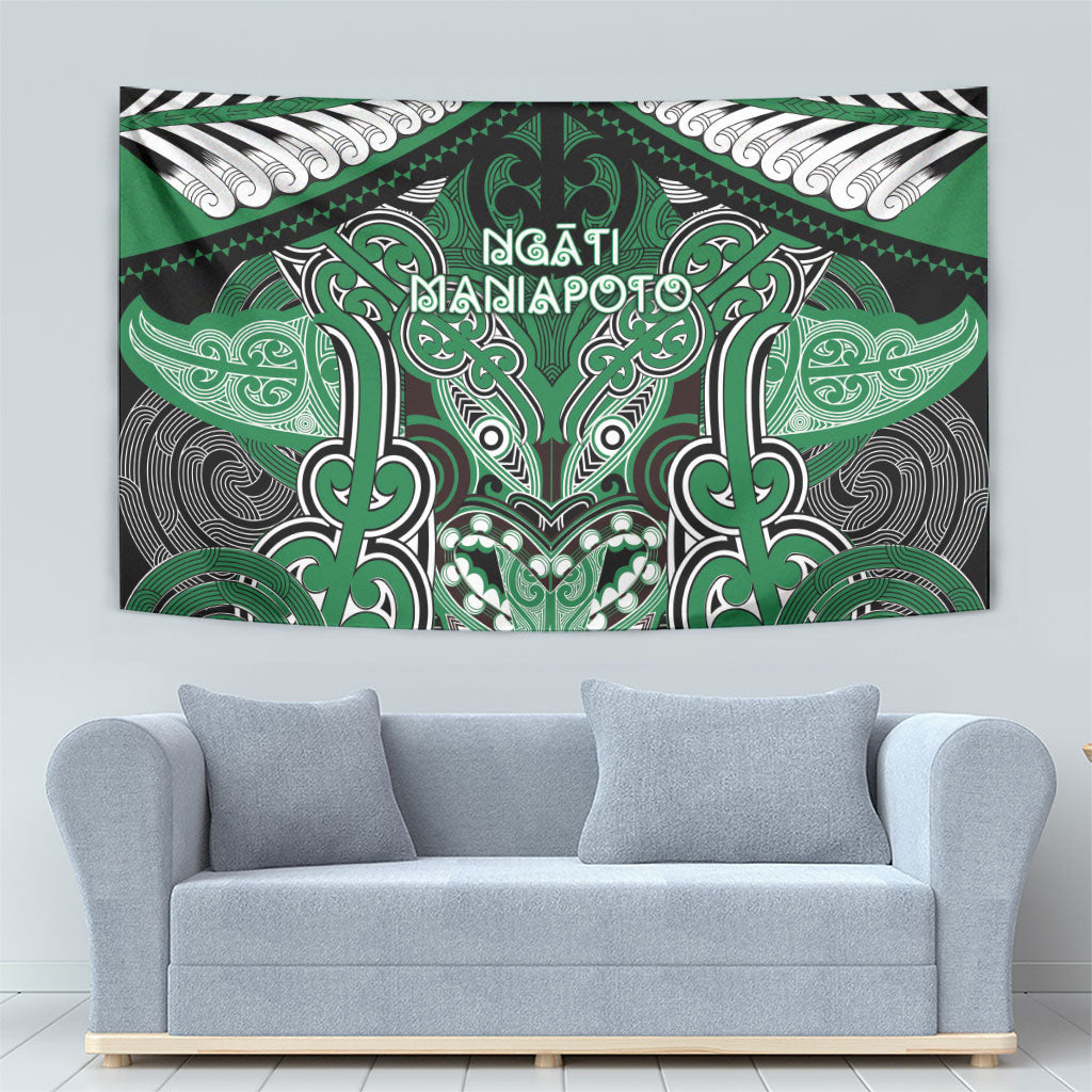 Aotearoa Iwi Ngati Maniapoto Tapestry Maori Kowhaiwhai Pattern