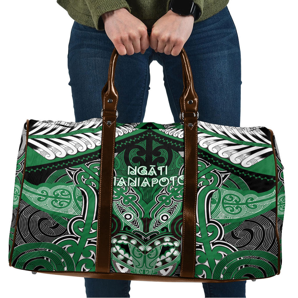 Aotearoa Iwi Ngati Maniapoto Travel Bag Maori Kowhaiwhai Pattern
