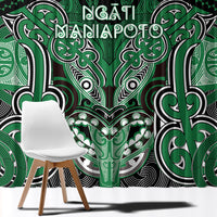 Aotearoa Iwi Ngati Maniapoto Window Curtain Maori Kowhaiwhai Pattern