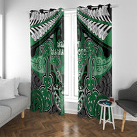 Aotearoa Iwi Ngati Maniapoto Window Curtain Maori Kowhaiwhai Pattern
