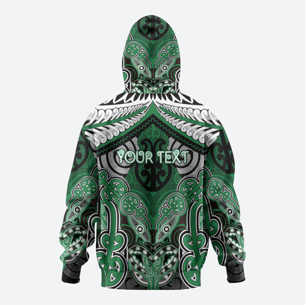 Aotearoa Iwi Ngati Maniapoto Personalised Zip Hoodie Maori Kowhaiwhai Pattern