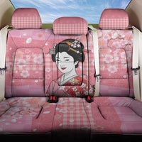 Japanese Geisha Cherry Blossom Back Car Seat Cover Pink Palaka Hawaii Pattern Fusion Design LT19 One Size Pink - Polynesian Pride