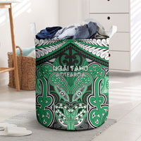 Aotearoa Iwi Ngai Tahu Laundry Basket Maori Kowhaiwhai Pattern