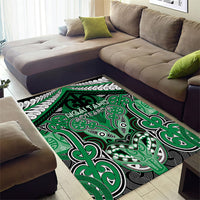 Aotearoa Iwi Ngai Tahu Area Rug Maori Kowhaiwhai Pattern