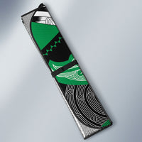 Aotearoa Iwi Ngai Tahu Auto Sun Shade Maori Kowhaiwhai Pattern