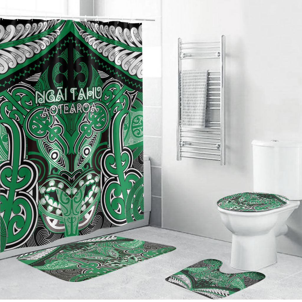Aotearoa Iwi Ngai Tahu Bathroom Set Maori Kowhaiwhai Pattern