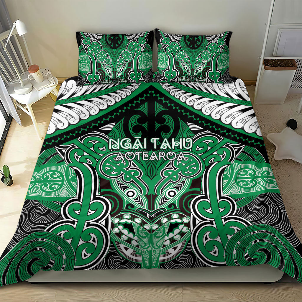 Aotearoa Iwi Ngai Tahu Bedding Set Maori Kowhaiwhai Pattern