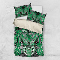 Aotearoa Iwi Ngai Tahu Bedding Set Maori Kowhaiwhai Pattern