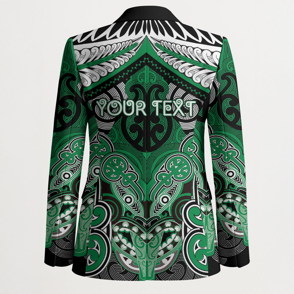 Aotearoa Iwi Ngai Tahu Personalised Blazer Maori Kowhaiwhai Pattern