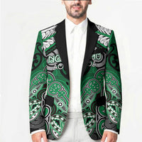 Aotearoa Iwi Ngai Tahu Personalised Blazer Maori Kowhaiwhai Pattern