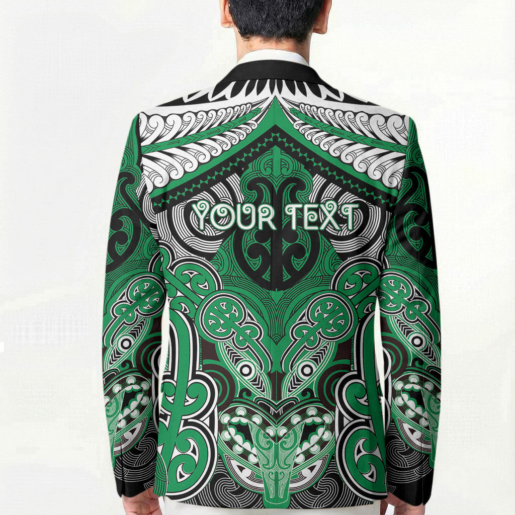 Aotearoa Iwi Ngai Tahu Personalised Blazer Maori Kowhaiwhai Pattern