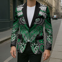 Aotearoa Iwi Ngai Tahu Personalised Blazer Maori Kowhaiwhai Pattern