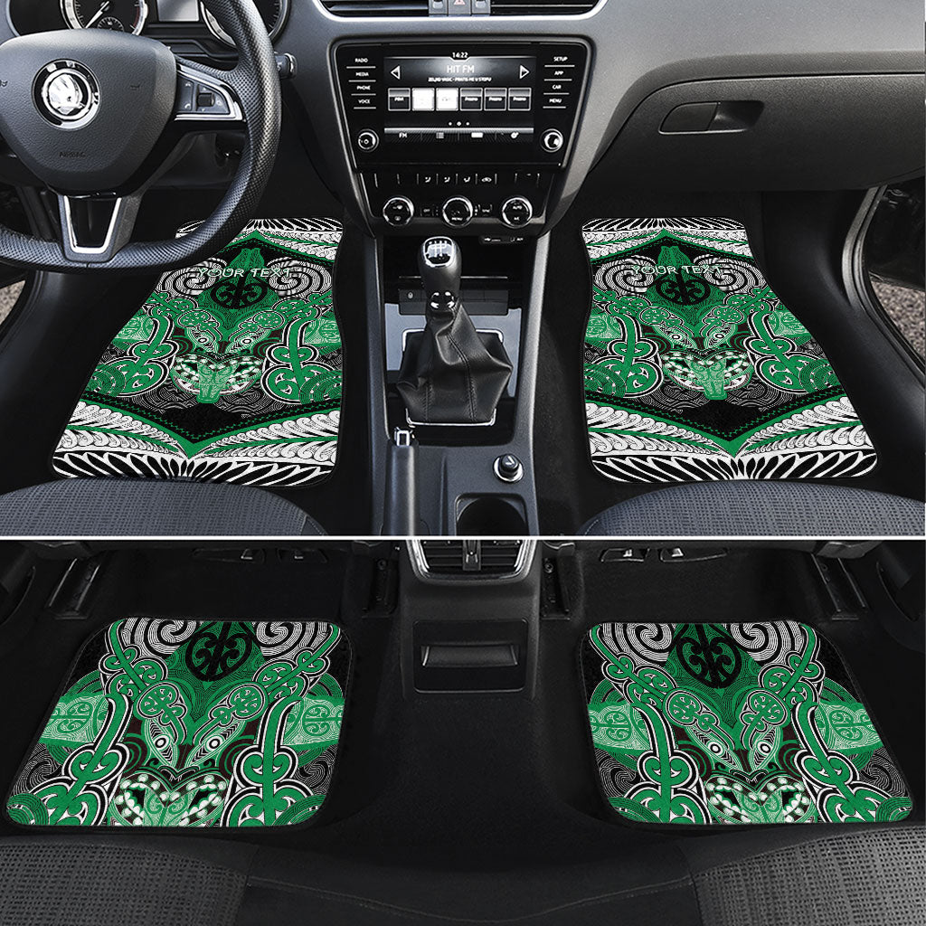 Aotearoa Iwi Ngai Tahu Personalised Car Mats Maori Kowhaiwhai Pattern