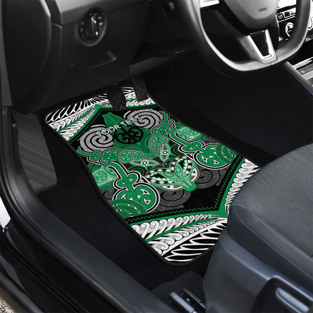 Aotearoa Iwi Ngai Tahu Personalised Car Mats Maori Kowhaiwhai Pattern