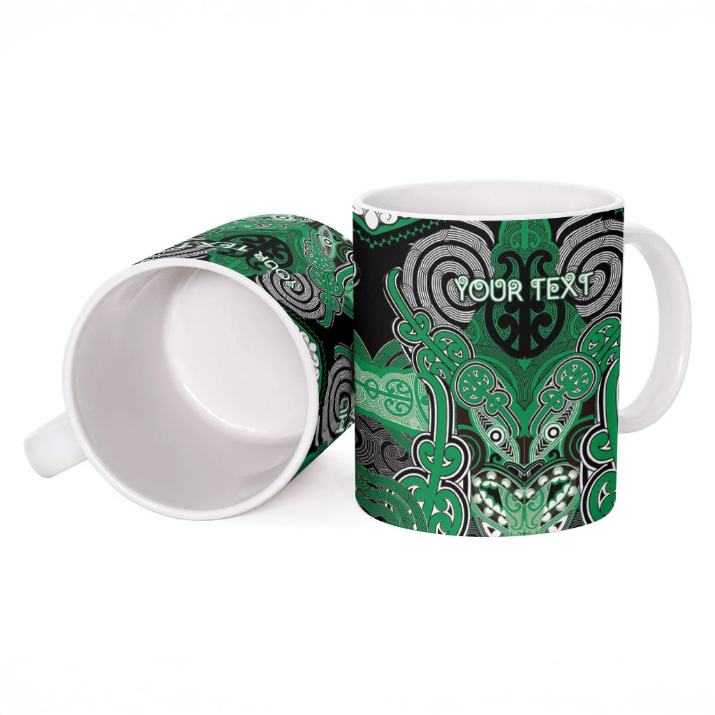 Aotearoa Iwi Ngai Tahu Personalised Ceramic Mug Maori Kowhaiwhai Pattern