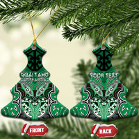 Aotearoa Iwi Ngai Tahu Personalised Ceramic Ornament Maori Kowhaiwhai Pattern