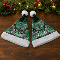 Aotearoa Iwi Ngai Tahu Personalised Christmas Santa Hat Maori Kowhaiwhai Pattern