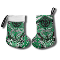 Aotearoa Iwi Ngai Tahu Personalised Christmas Stocking Maori Kowhaiwhai Pattern