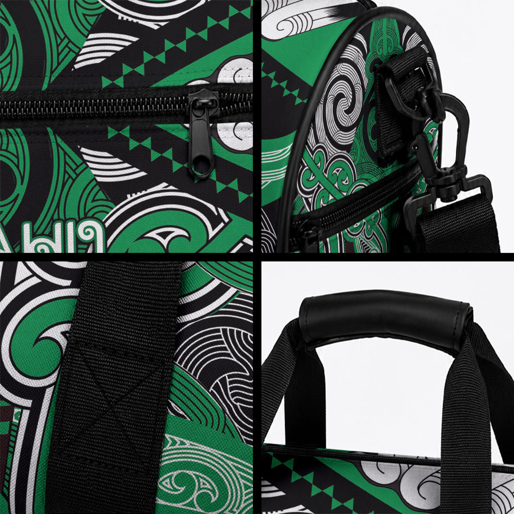 Aotearoa Iwi Ngai Tahu Duffle Bag Maori Kowhaiwhai Pattern