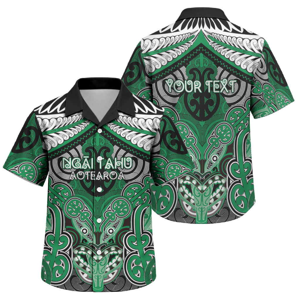 Aotearoa Iwi Ngai Tahu Personalised Family Matching Mermaid Dress and Hawaiian Shirt Maori Kowhaiwhai Pattern