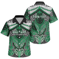 Aotearoa Iwi Ngai Tahu Personalised Family Matching Puletasi and Hawaiian Shirt Maori Kowhaiwhai Pattern
