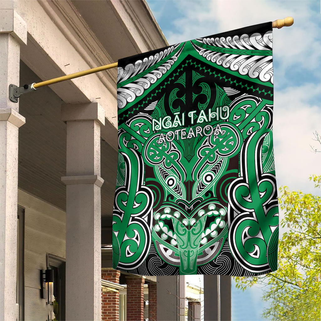 Aotearoa Iwi Ngai Tahu Garden Flag Maori Kowhaiwhai Pattern