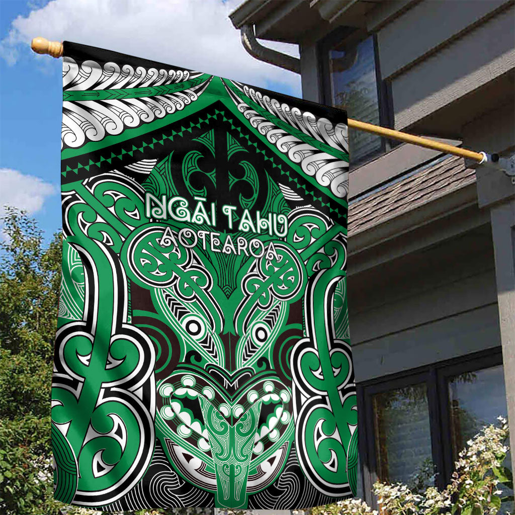 Aotearoa Iwi Ngai Tahu Garden Flag Maori Kowhaiwhai Pattern