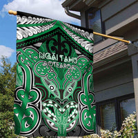 Aotearoa Iwi Ngai Tahu Garden Flag Maori Kowhaiwhai Pattern