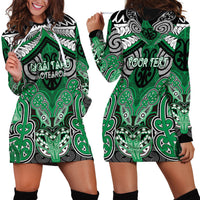 Aotearoa Iwi Ngai Tahu Personalised Hoodie Dress Maori Kowhaiwhai Pattern