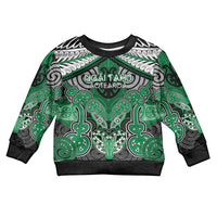 Aotearoa Iwi Ngai Tahu Personalised Kid Ugly Christmas Sweater Maori Kowhaiwhai Pattern
