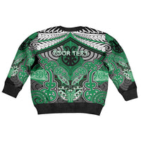 Aotearoa Iwi Ngai Tahu Personalised Kid Ugly Christmas Sweater Maori Kowhaiwhai Pattern