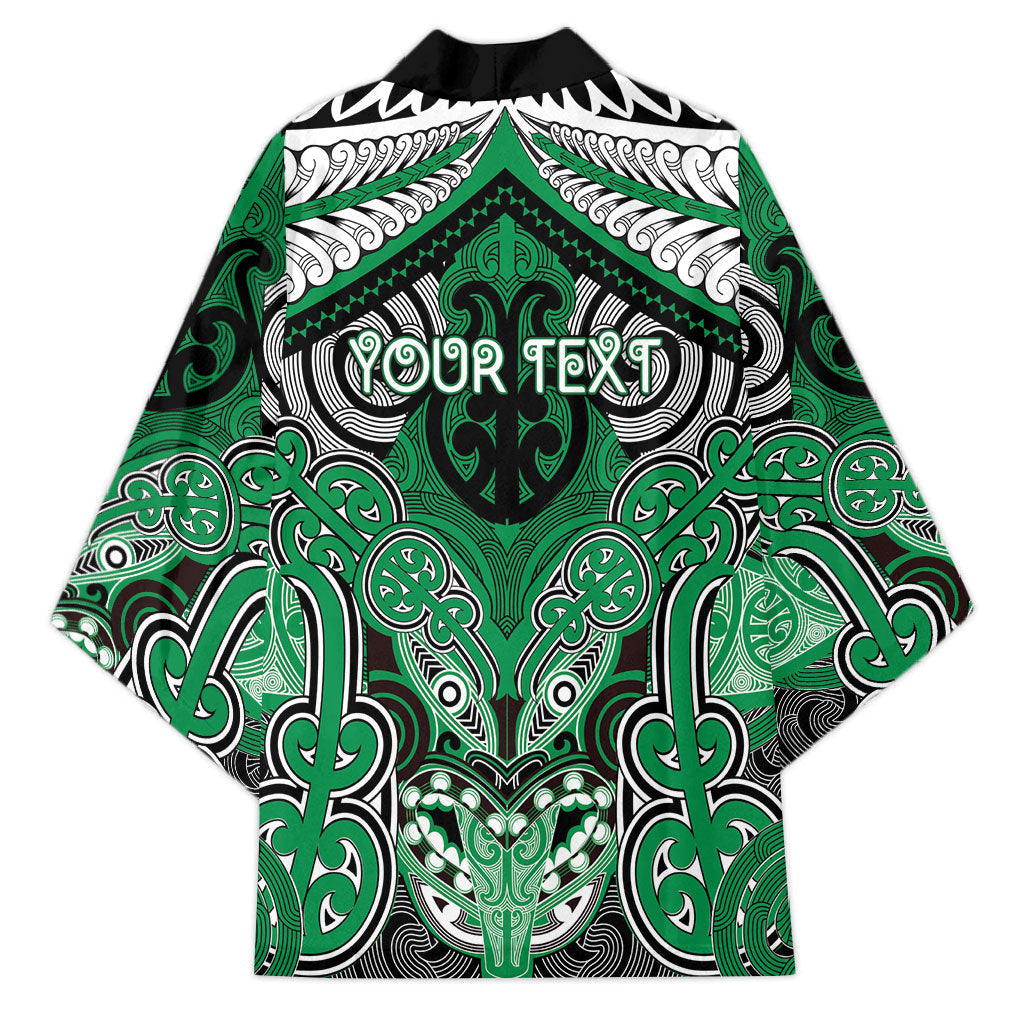 Aotearoa Iwi Ngai Tahu Personalised Kimono Maori Kowhaiwhai Pattern