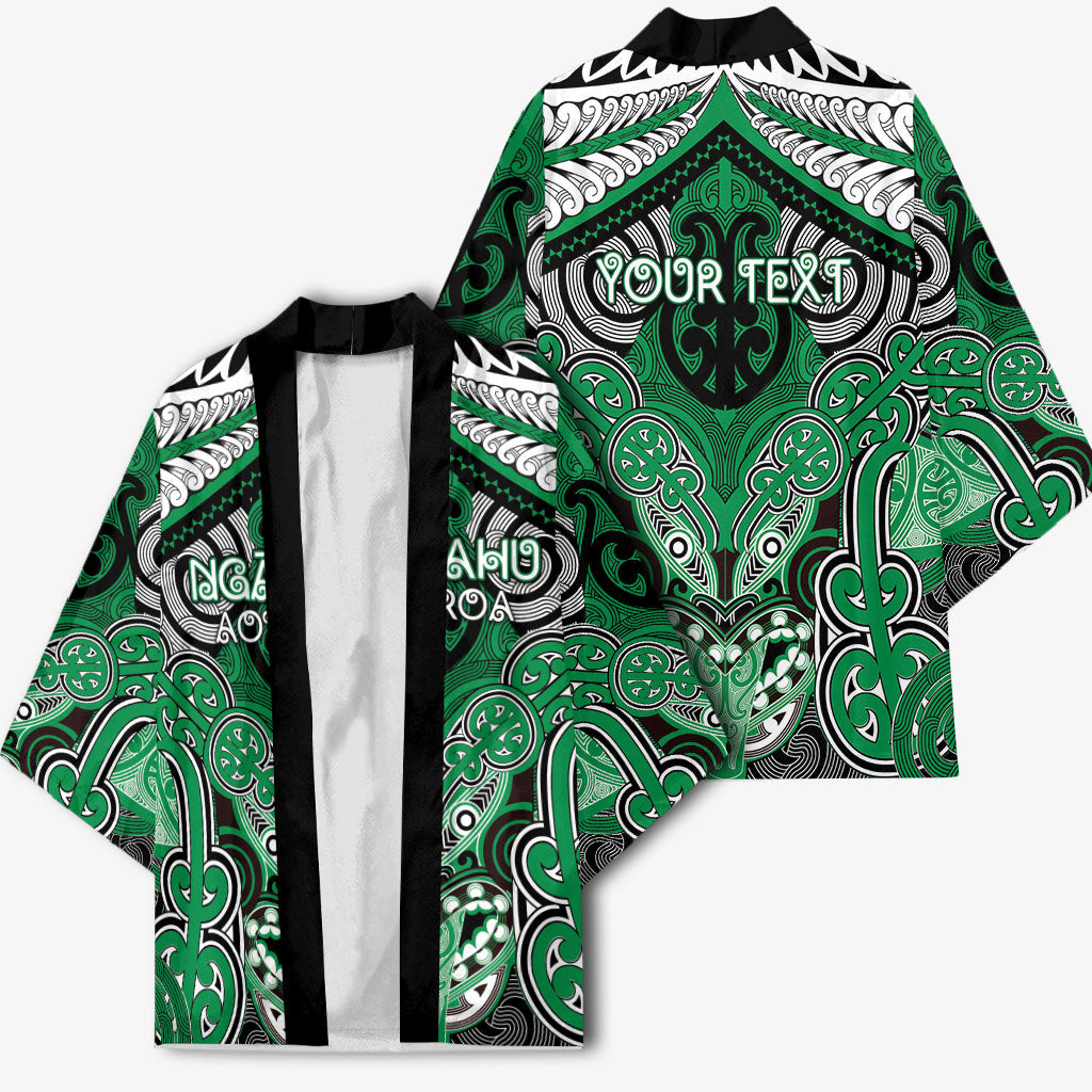 Aotearoa Iwi Ngai Tahu Personalised Kimono Maori Kowhaiwhai Pattern