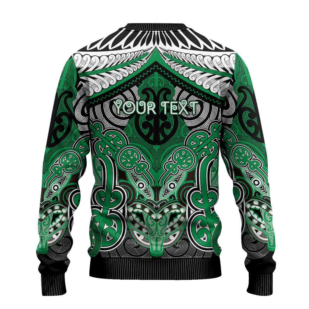 Aotearoa Iwi Ngai Tahu Personalised Ugly Christmas Sweater Maori Kowhaiwhai Pattern