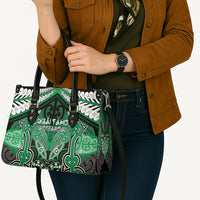 Aotearoa Iwi Ngai Tahu Leather Bag Maori Kowhaiwhai Pattern