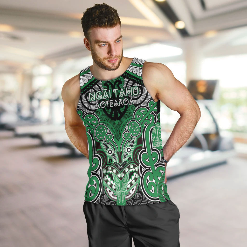 Aotearoa Iwi Ngai Tahu Personalised Men Tank Top Maori Kowhaiwhai Pattern